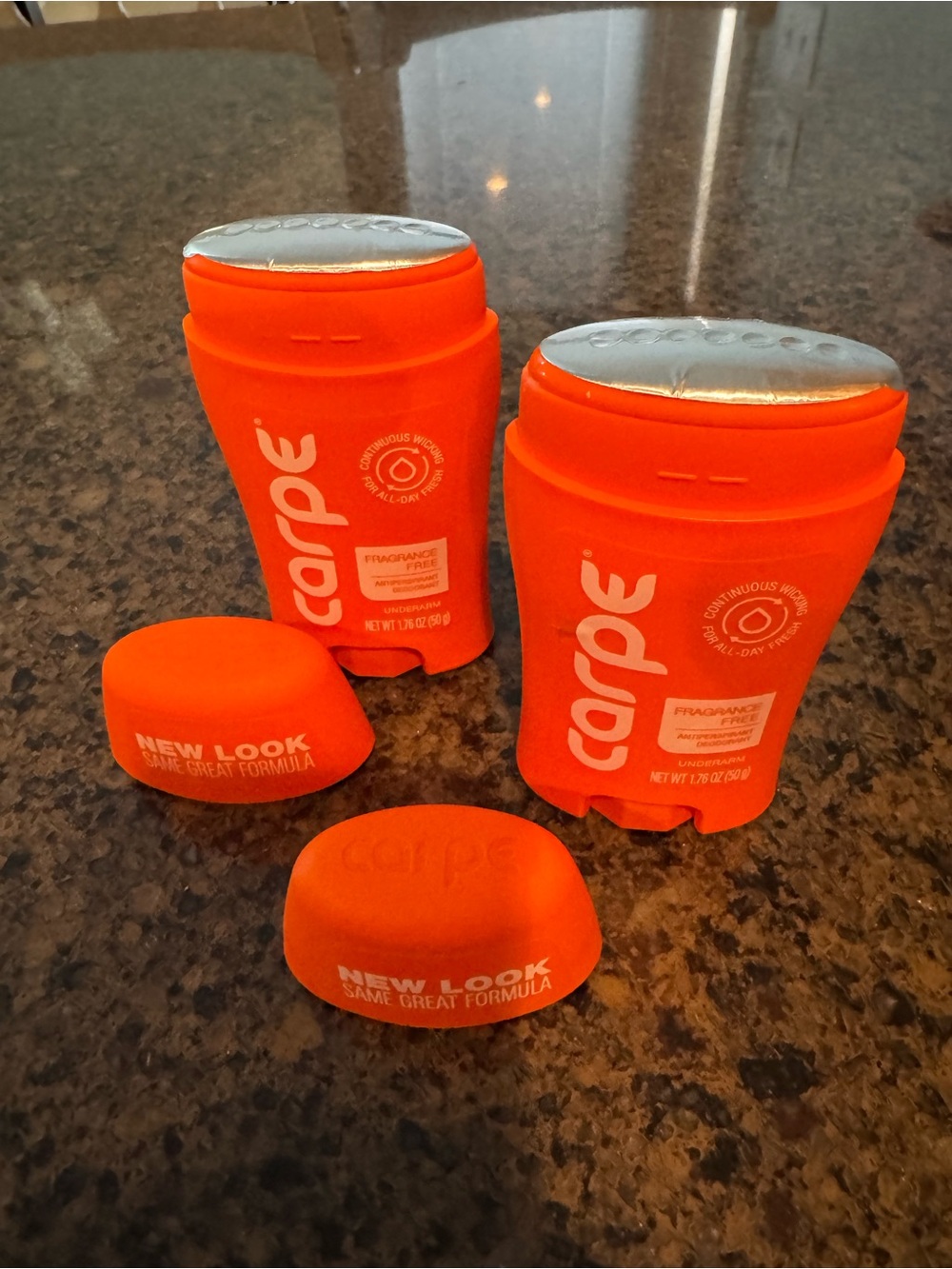 Carpe Men’s Fragrance-Free Deodorant Stick - Bold Orange